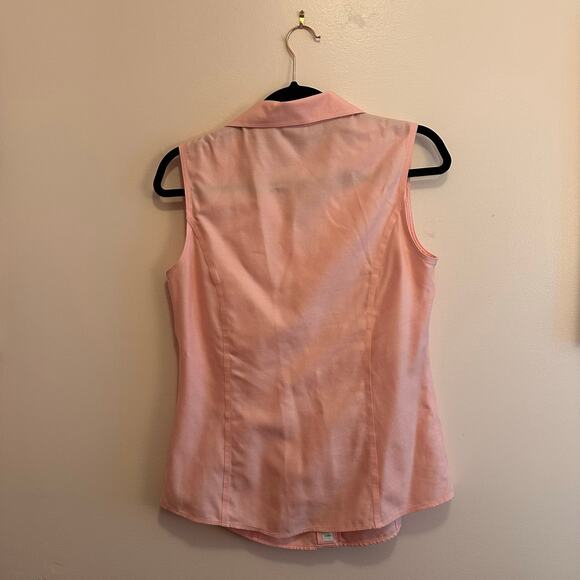 Brooks Brothers Women's Sleeveless Button Up Tank Top Pink 8 - Picture 7 of 8